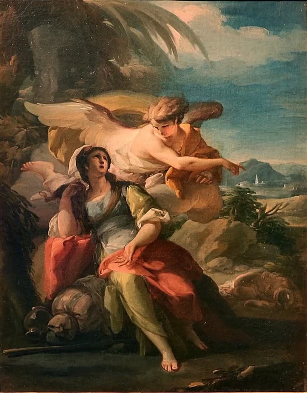 Agar e Ismaele - Pinacoteca Comunale F. Duranti, Montefortino